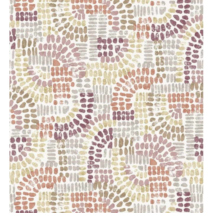 Papel pintado con mosaico abstracto - Honiton Mosaic 682958