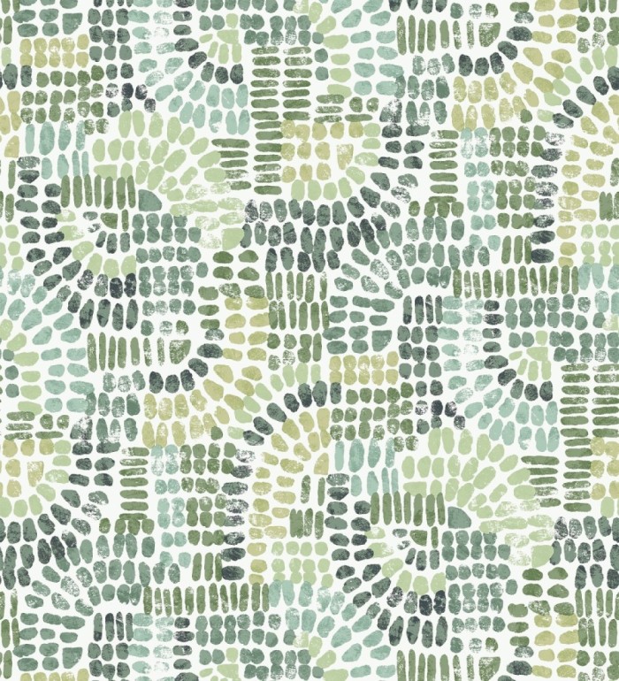 Papel pintado con mosaico abstracto - Honiton Mosaic 682959