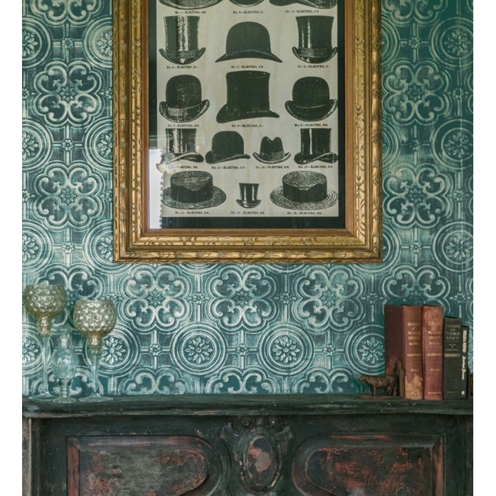 Papel pintado blanco clásico repintable texturizado de alto relieve - Reso Texture 123186