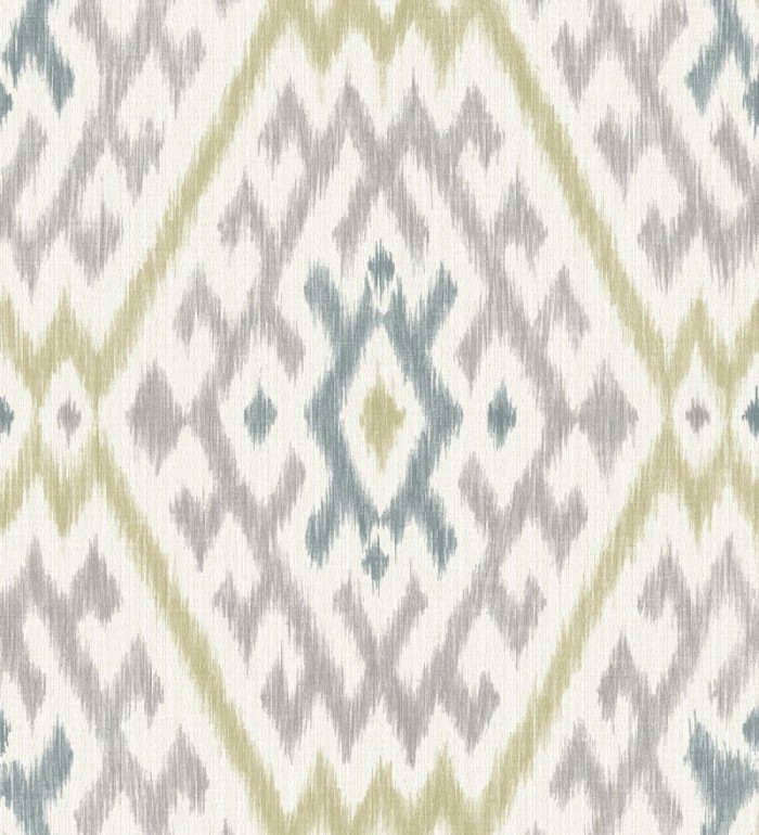Papel pintado con diseño Ikat de estilo tribal étnico - Mykonos Boho 682977