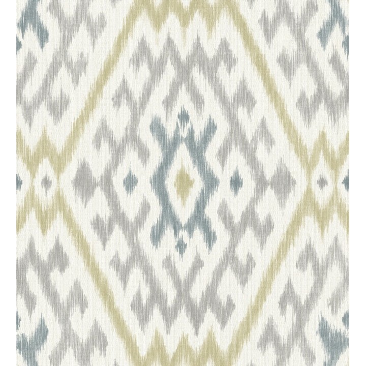 Papel pintado con diseño Ikat de estilo tribal étnico - Mykonos Boho 682977