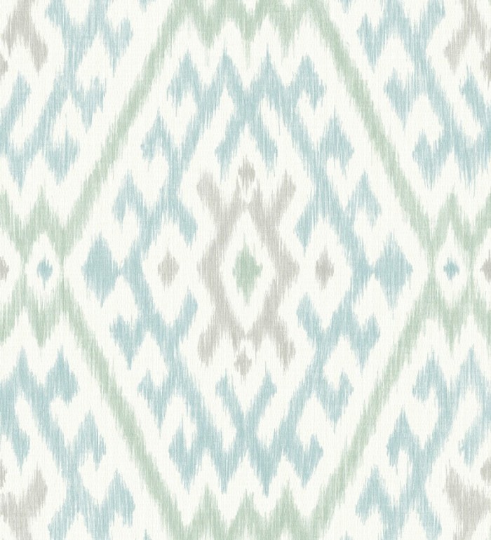 Papel pintado con diseño Ikat de estilo tribal étnico - Mykonos Boho 682978