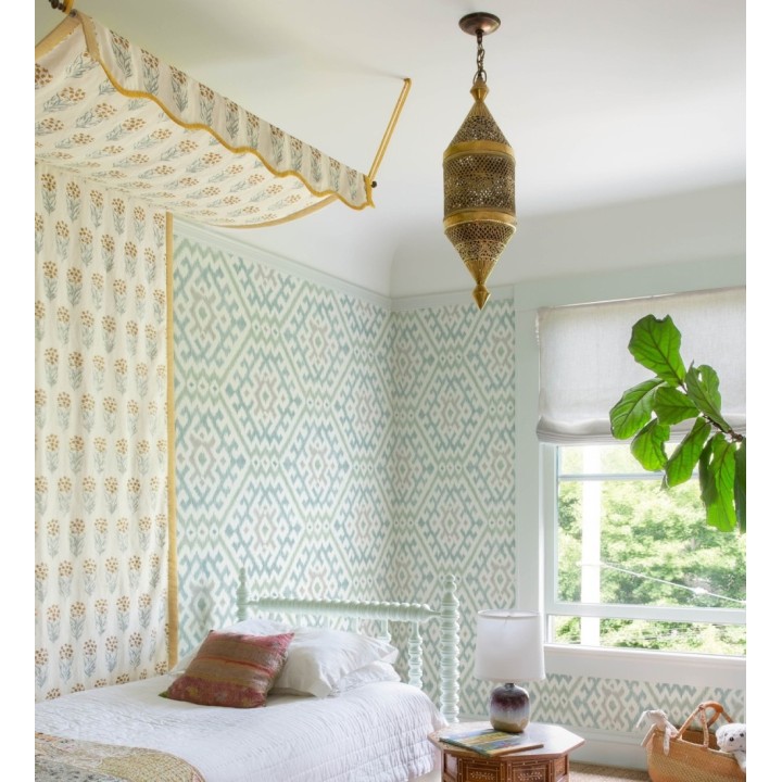 Papel pintado con diseño Ikat de estilo tribal étnico - Mykonos Boho 682978