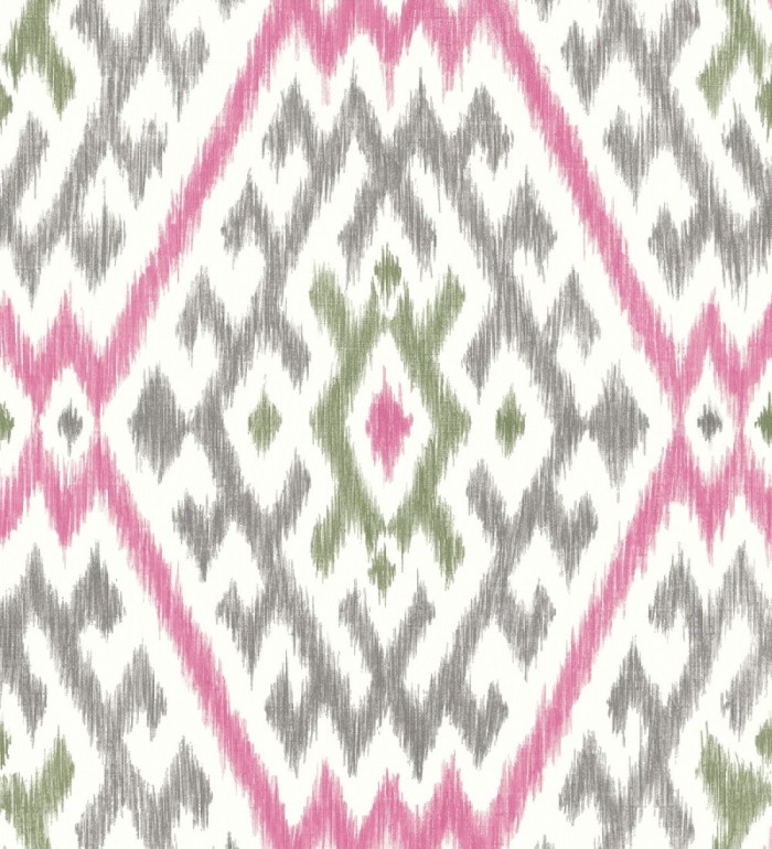 Papel pintado con diseño Ikat de estilo tribal étnico - Mykonos Boho 682979