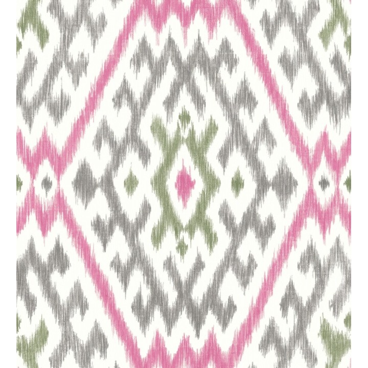 Papel pintado con diseño Ikat de estilo tribal étnico - Mykonos Boho 682979
