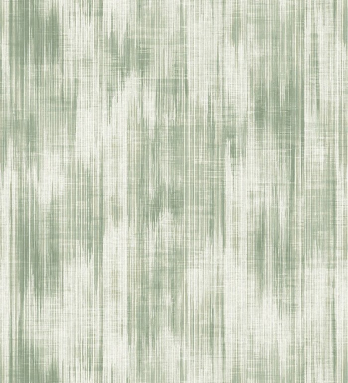 Papel pintado de pinceladas verdes difuminadas - Bosa Linen 682983