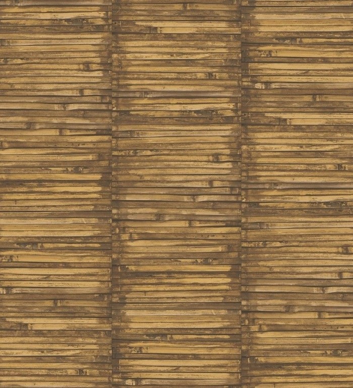 Papel pintado piezas estrechas de madera tonos tierra - Coimbra Wood 124150