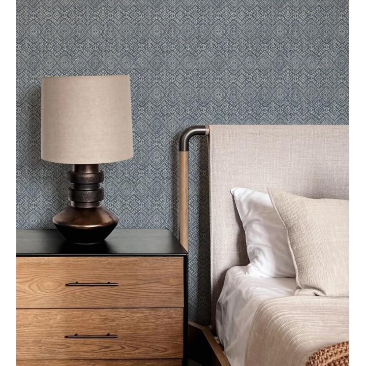 Papel pintado de rombos estilo tribal africano - Quilombo Fiber 682999