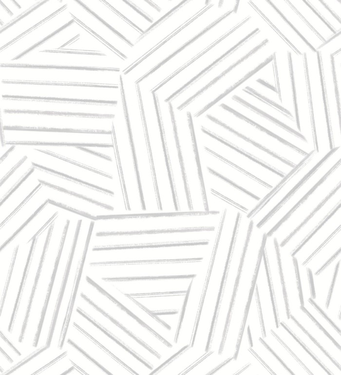 Papel pintado de líneas geométricas gris oscuro - Micah Lines 683017