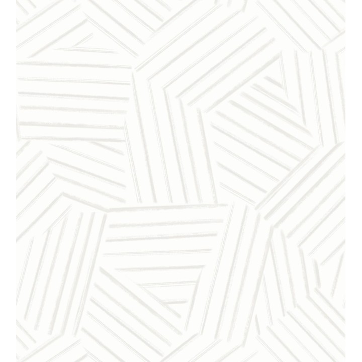 Papel pintado de líneas geométricas gris claro - Micah Lines 683019