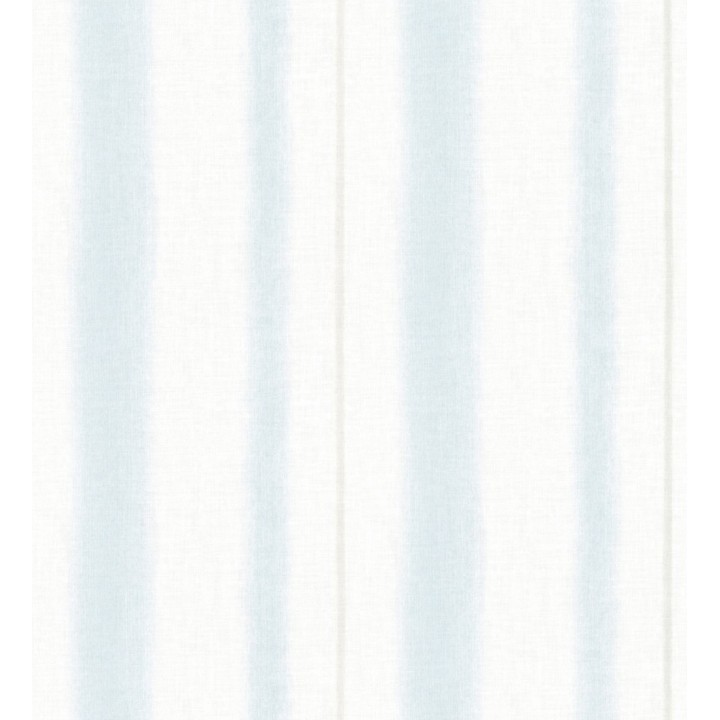 Papel pintado de rayas difuminadas en tonos celeste - Ibizan Stripes 683023