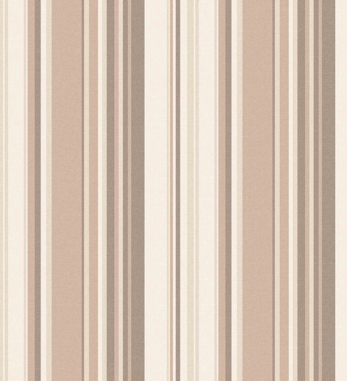 Papel pintado rayas desiguales tonos marrones - Walter Stripes 124172