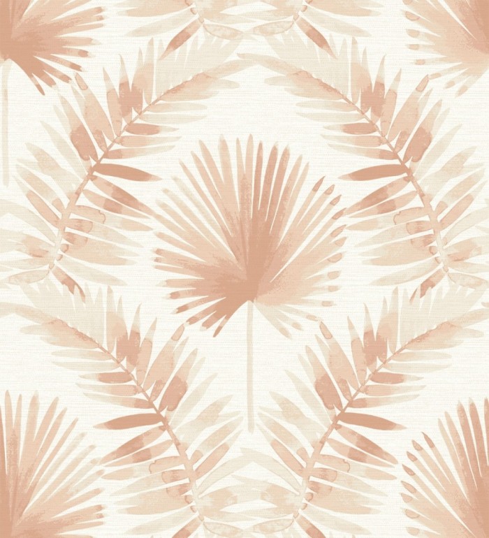 Papel pintado hojas de palmera tonos cálidos - Aloha Palm 683027