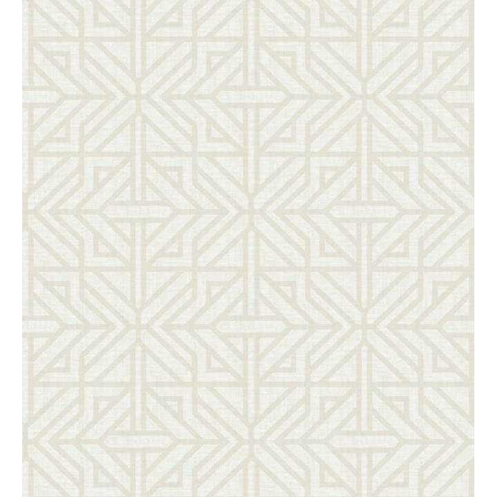 Papel pintado con diseño arquitectónico color beige - Hakon Symmetry 683042