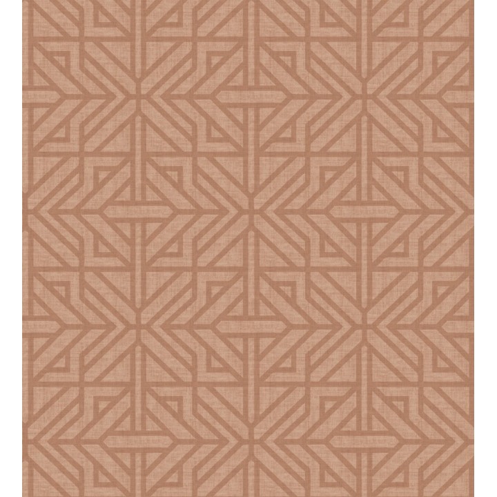 Papel pintado con diseño arquitectónico color tierra - Hakon Symmetry 683043