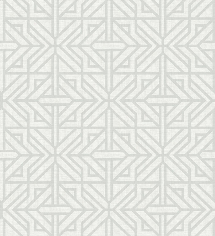 Papel pintado con diseño arquitectónico color gris - Hakon Symmetry 683044
