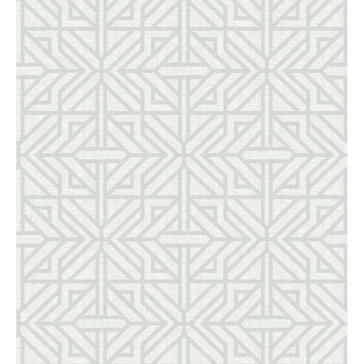Papel pintado con diseño arquitectónico color gris - Hakon Symmetry 683044