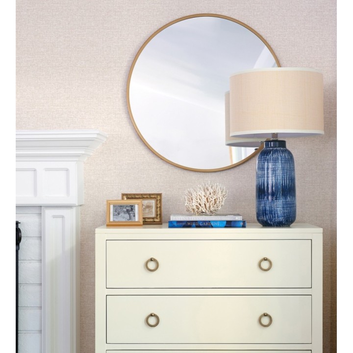 Papel pintado liso de fibra tejida color nude - Toulouse Weave 683052