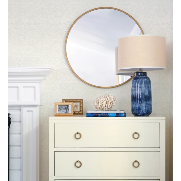 Papel pintado liso de fibra tejida color beige - Toulouse Weave 683055