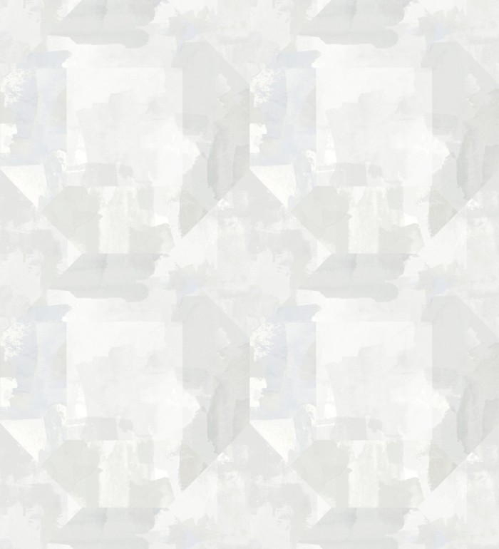 Papel pintado geométrico en acuarela suave con tonos grises - Kyoto Dimensions 683057