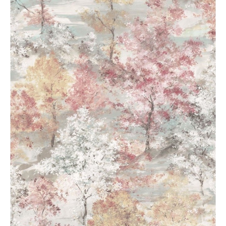 Papel pintado árboles de acuarela - Norman Forest 124195