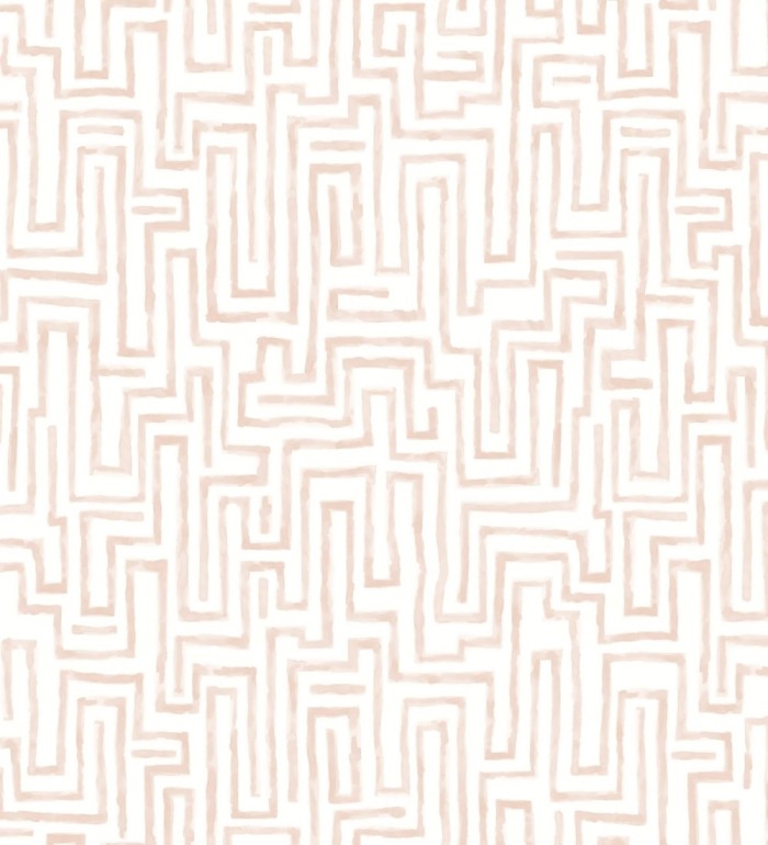 Papel pintado abstracto de formas de laberinto - Nevinson 683067