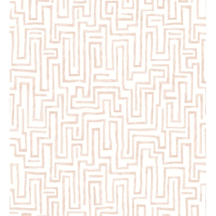 Papel pintado abstracto de formas de laberinto - Nevinson 683067