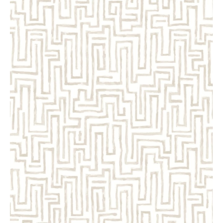 Papel pintado abstracto de formas de laberinto - Nevinson 683068