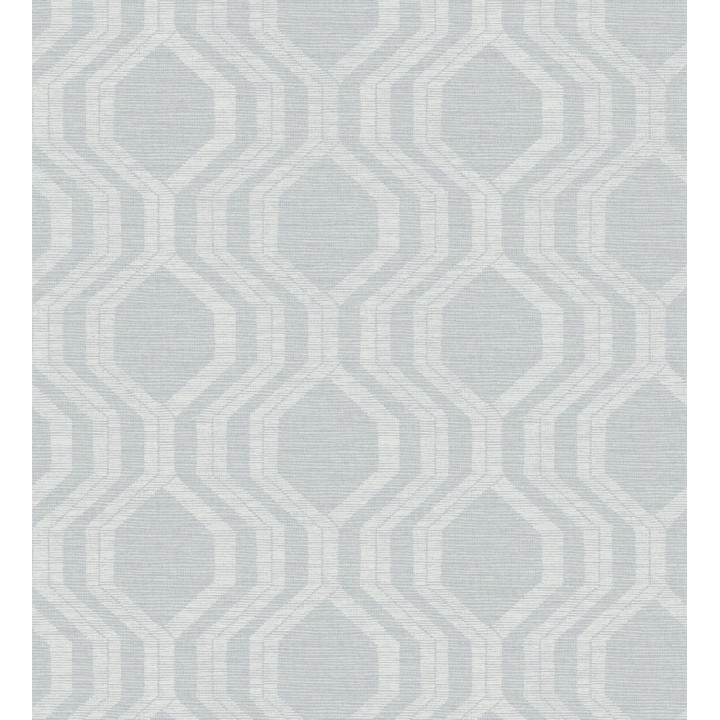 Papel pintado con diseño de hexágonos texturizados en tonos grises - Hexagon Harmony 683071