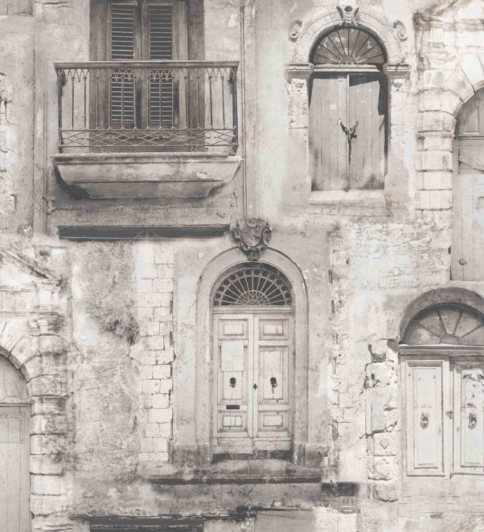 Papel pintado fachada boho estilo portugués - Tavira Boho 124200