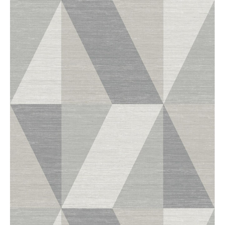 Papel pintado geométricos de rombos grandes en tonos visón - New Kepler 683077