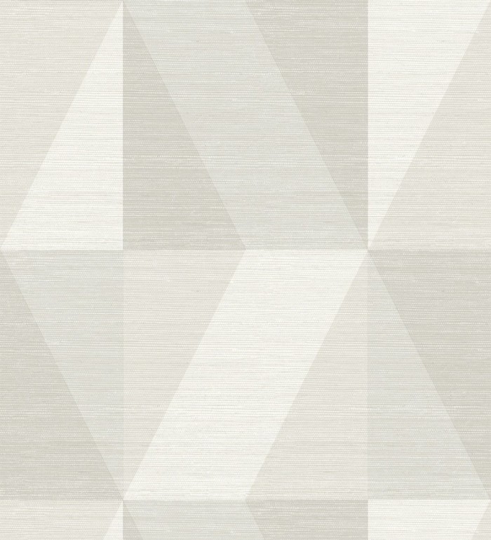 Papel pintado geométricos de rombos grandes en tonos grises y beige - New Kepler 683078