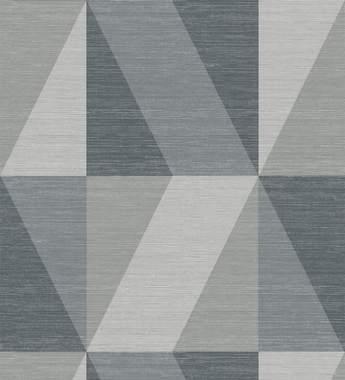 Papel pintado geométricos de rombos grandes en tonos azules y grises - New Kepler 683079
