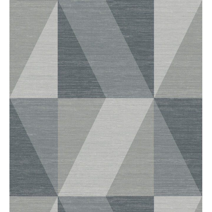 Papel pintado geométricos de rombos grandes en tonos azules y grises - New Kepler 683079