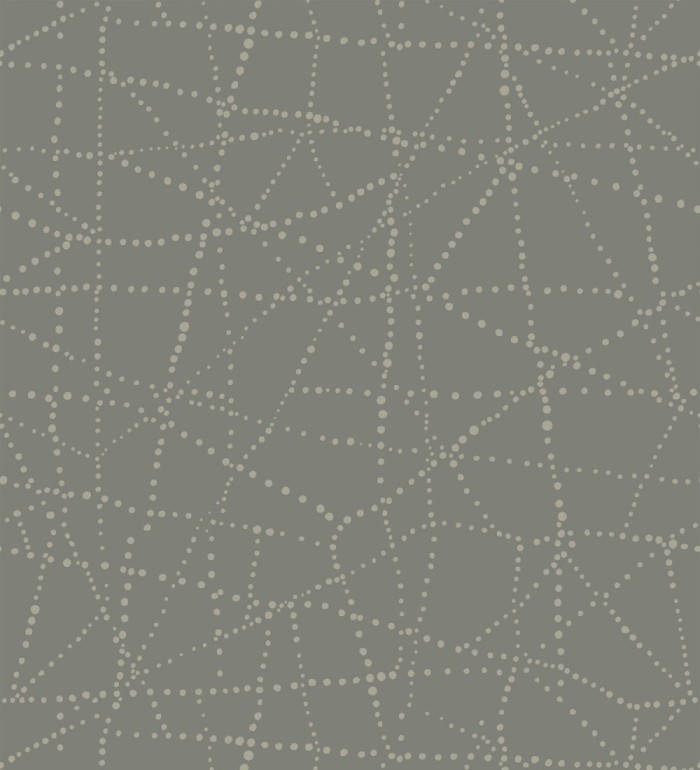 Papel pintado con líneas entrecruzadas inspiración de mapa estelar - Nomad Dots 683096
