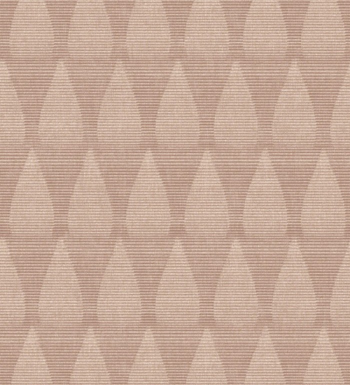 Papel pintado geométrico con dibujo de llamas estilo Mid Century Modern - Oasis Flames 683114
