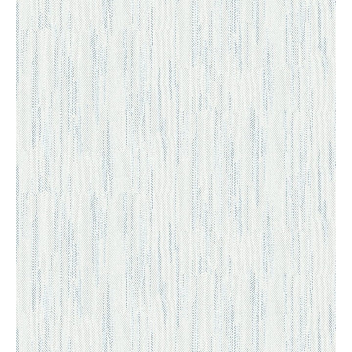 Papel pintado de arpillera con textura minimalista en verde y azul - Haarlem Weft 683120