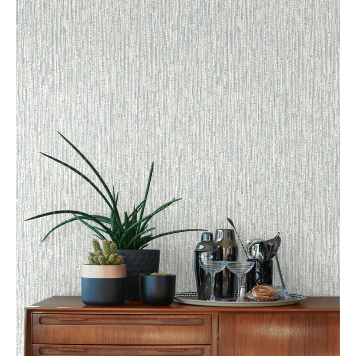 Papel pintado efecto de lentejuelas mate con tonos verde agua y beige - Montreal Haze 683124