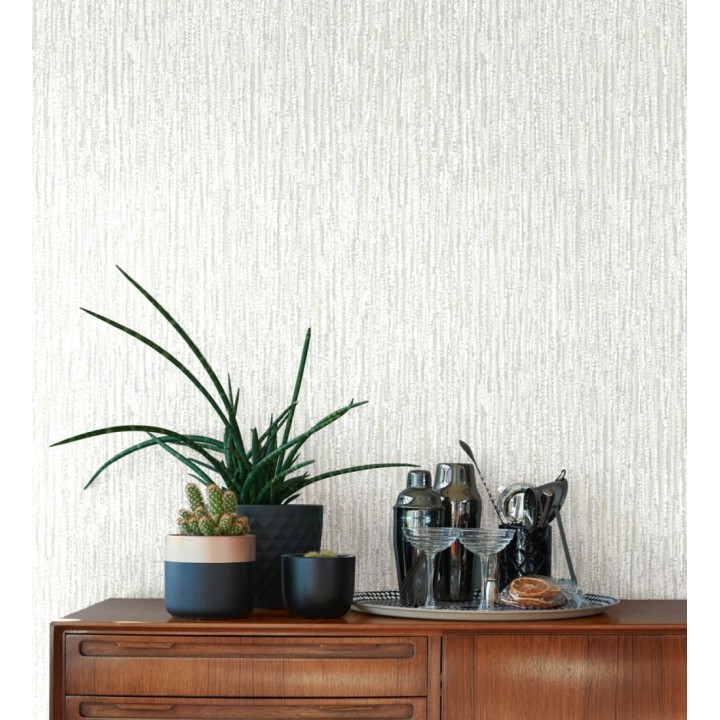 Papel pintado efecto de lentejuelas mate con tonos grises y beige - Montreal Haze 683125