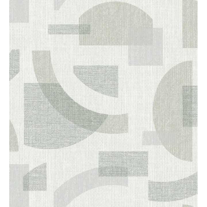 Papel pintado diseño abstracto con semicírculos y bloques - Ubuntu Motifs 683128