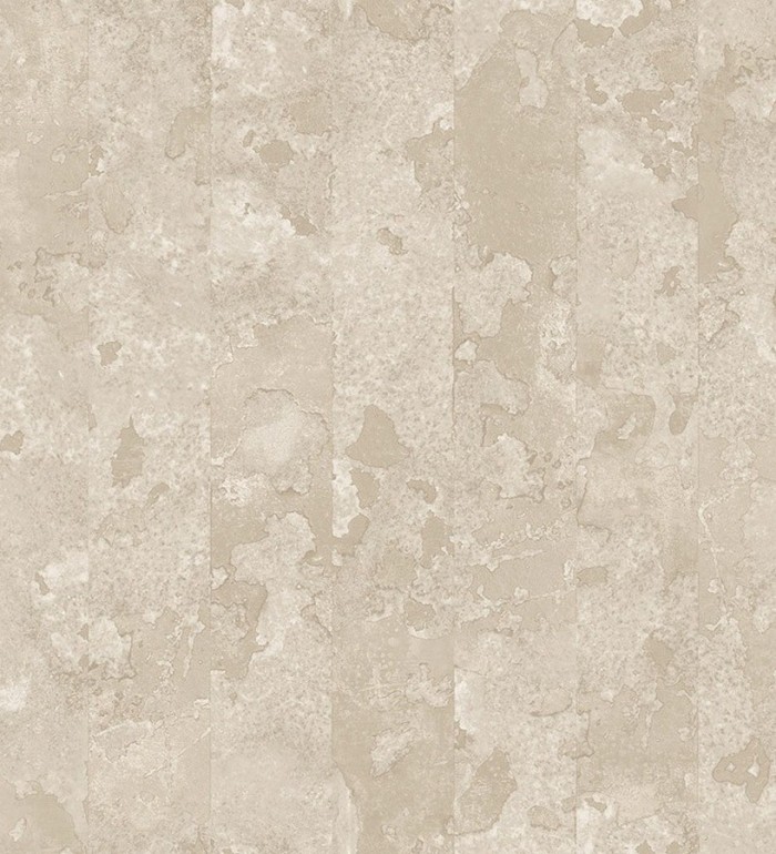Papel pintado listones beige de chapa envejecida - Hendrix Texture 124405