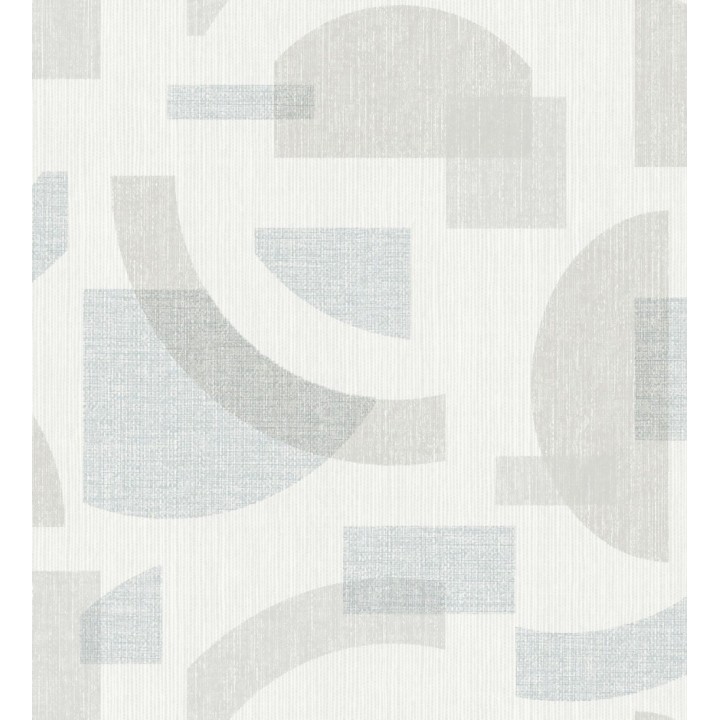 Papel pintado diseño abstracto con semicírculos y bloques - Ubuntu Motifs 683131