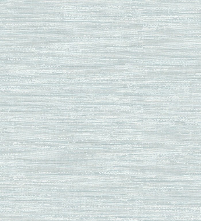 Papel pintado fibra vegetal microtexturada tono agua marina - Sahara Weave 683132