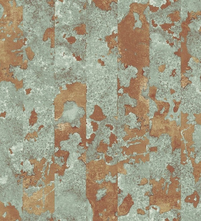 Papel pintado listones de chapa envejecida - Hendrix Texture 124407