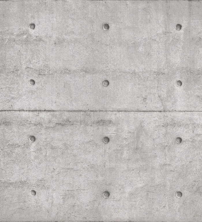 Papel pintado imitación hormigón industrial gris - Arkansas Factory 124415