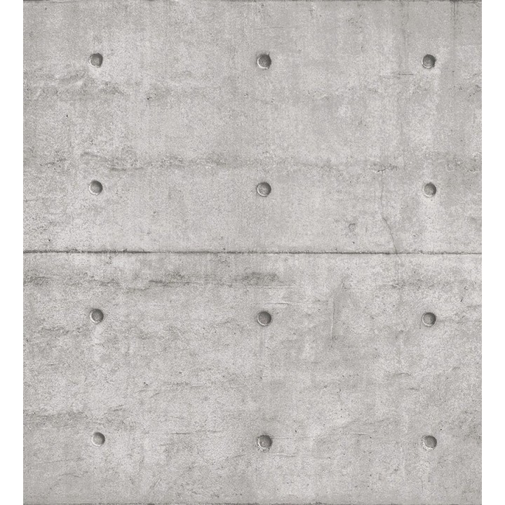 Papel pintado imitación hormigón industrial gris - Arkansas Factory 124415