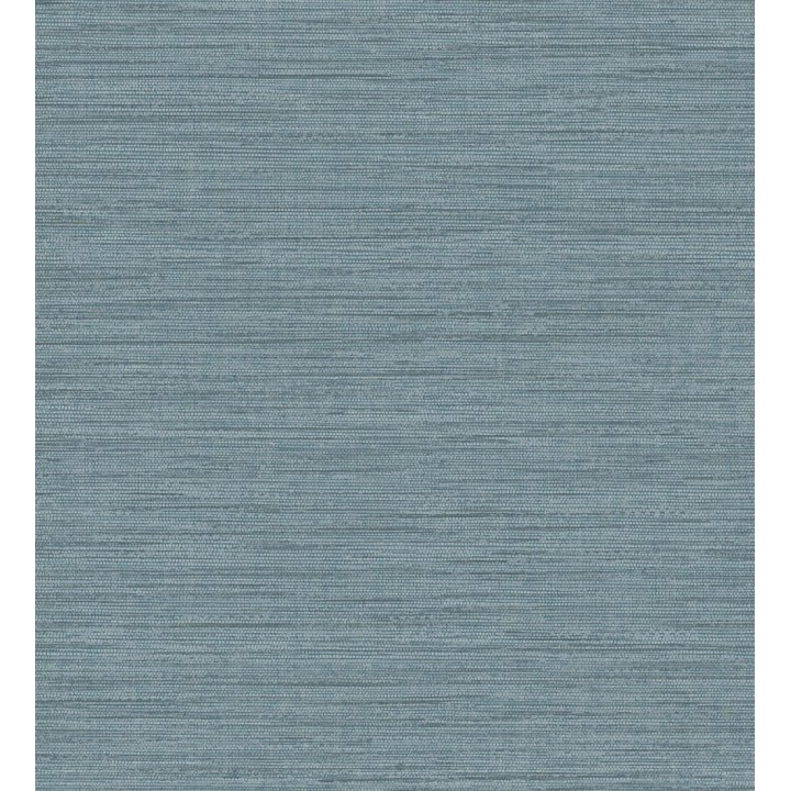 Papel pintado fibra vegetal microtexturada en tonos azul - Sahara Weave 683135
