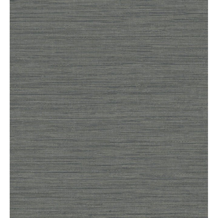 Papel pintado fibra vegetal microtexturada en tonos gris pizarra - Sahara Weave 683136