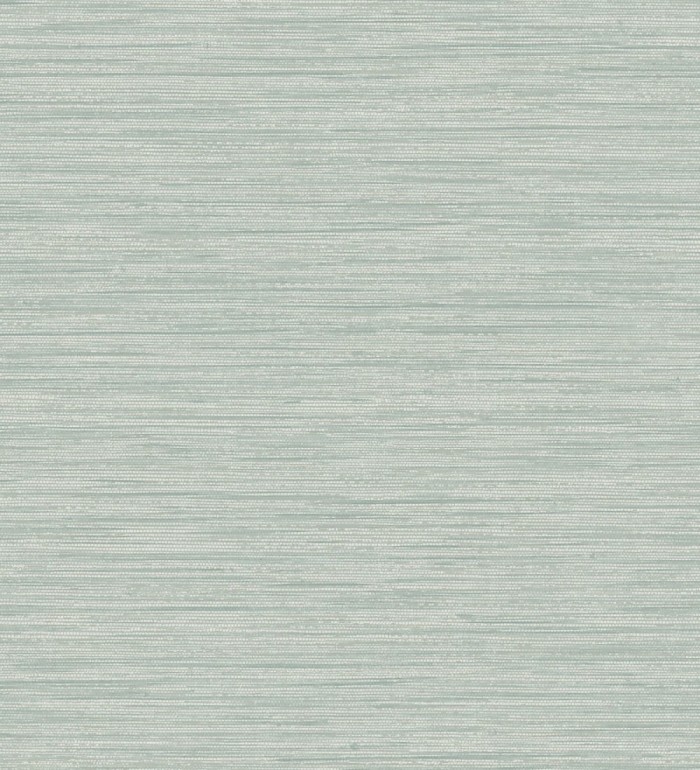 Papel pintado fibra vegetal microtexturado en tonos verde agua - Sahara Weave 683139