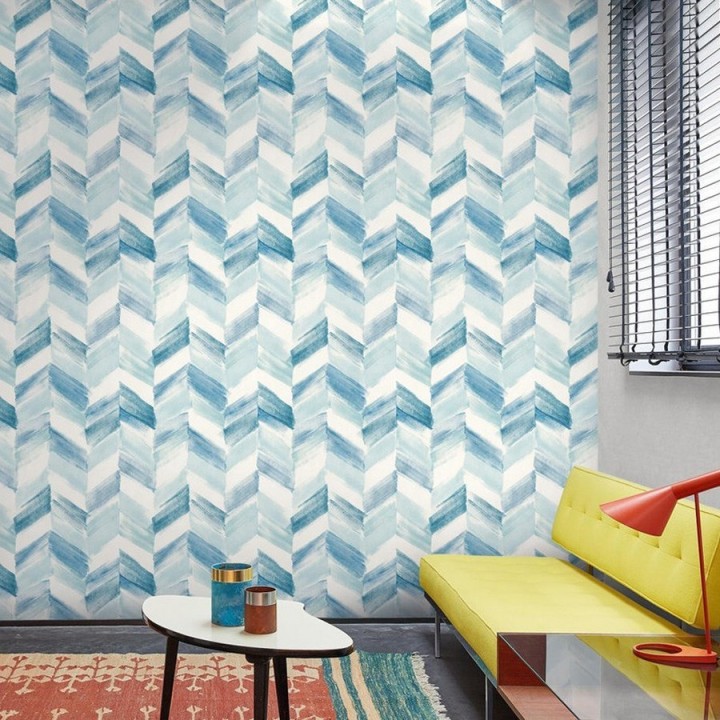 Papel pintado geométrico de acuarela - Modern Arrows 125181